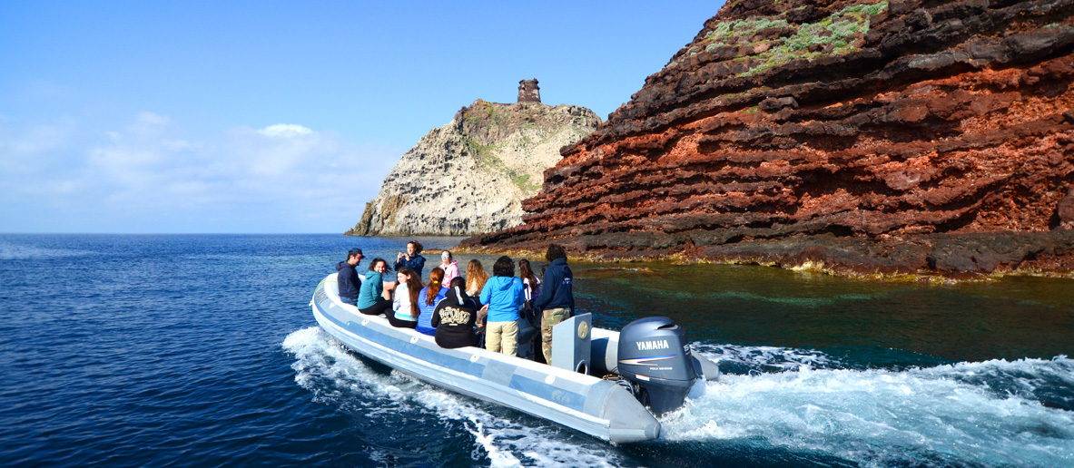 Isola di Capraia: Barca Taxi. Luciano